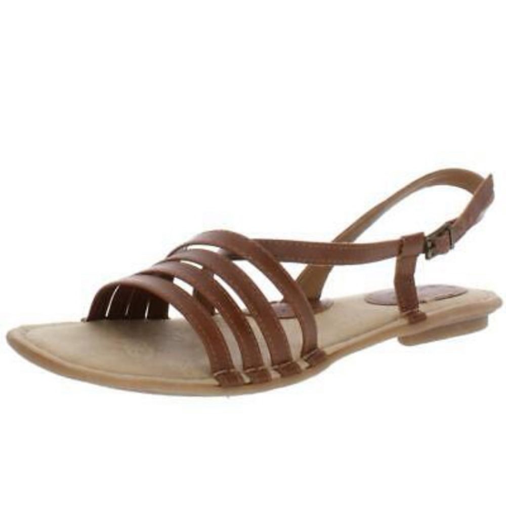 boc Brown Strappy Flat Sandals - Picture 5 of 7